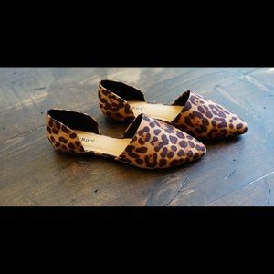 Leopard Print Flats
